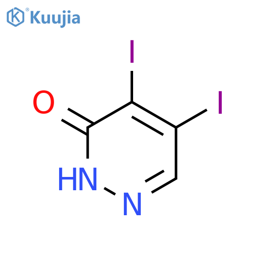 4,5-diiodo-1h-pyridazin-6-one structure