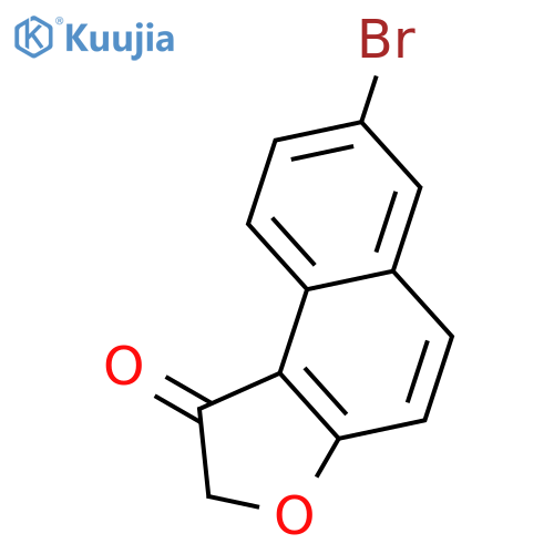 NAPHTHO[2,1-B]FURAN-1(2H)-ONE, 7-BROMO- structure