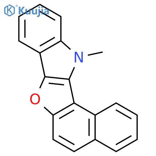 12H-Naphtho[1',2':4,5]furo[3,2-b]indole, 12-methyl- structure
