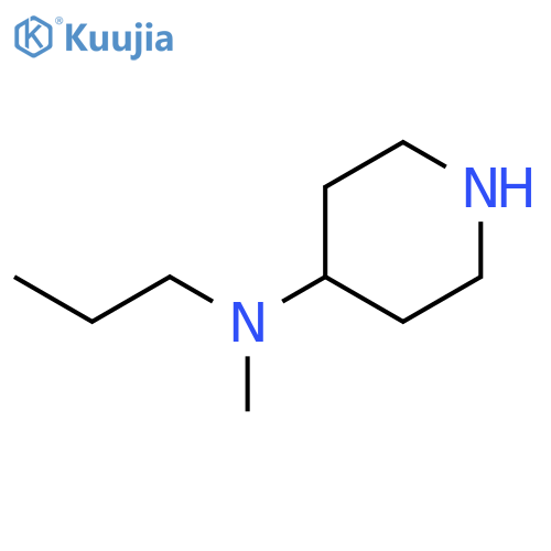 4-PIPERIDINAMINE, N-METHYL-N-PROPYL- structure