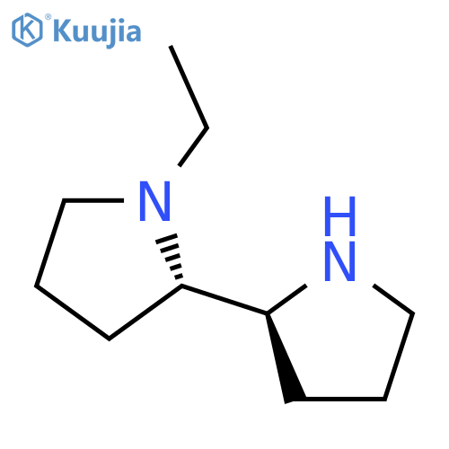 2,2'-BIPYRROLIDINE, 1-ETHYL-, (2S,2'S)- structure