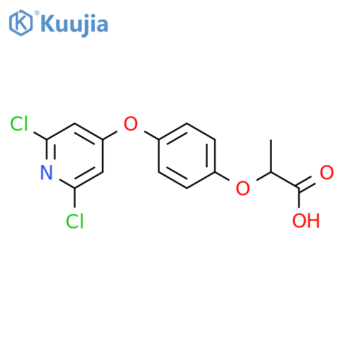PROPANOIC ACID, 2-[4-[(2,6-DICHLORO-4-PYRIDINYL)OXY]PHENOXY]- structure