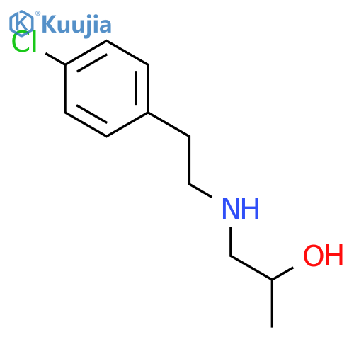 1-((4-Chlorophenethyl)amino)propan-2-ol structure