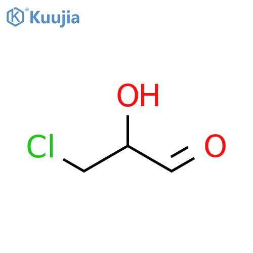 Propanal, 3-chloro-2-hydroxy- structure