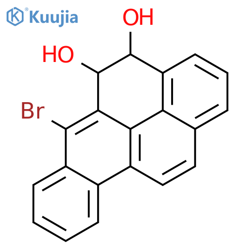 (4R,5R)-6-bromo-4,5-dihydrobenzo[pqr]tetraphene-4,5-diol structure
