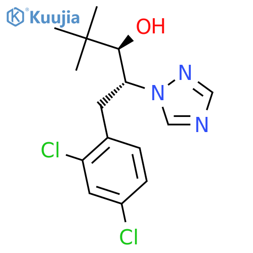 1H-1,2,4-Triazole-1-ethanol,b-[(2,4-dichlorophenyl)methyl]-a-(1,1-dimethylethyl)-, (aR,bR)- structure
