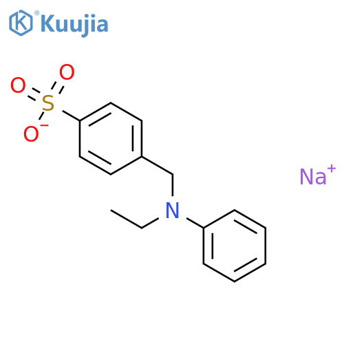 Benzenesulfonic acid,4-[(ethylphenylamino)methyl]-, sodium salt (1:1) structure