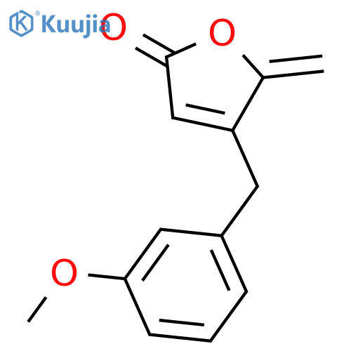 2(5H)-Furanone, 4-[(3-methoxyphenyl)methyl]-5-methylene- structure