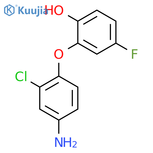 PHENOL, 2-(4-AMINO-2-CHLOROPHENOXY)-4-FLUORO- structure