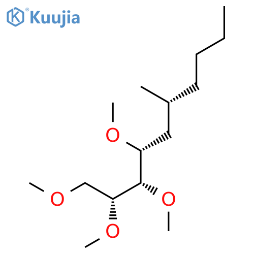D-GLUCO-HEPTITOL, 2-BUTYL-1,2,3-TRIDEOXY-4,5,6,7-TETRA-O-METHYL- structure