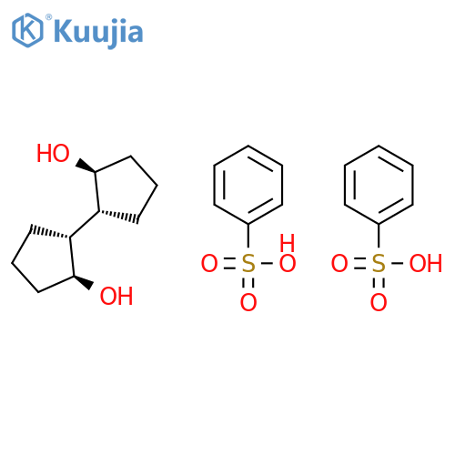 [1,1'-BICYCLOPENTYL]-2,2'-DIOL, DIBENZENESULFONATE, (1R,1'R,2S,2'S)- structure