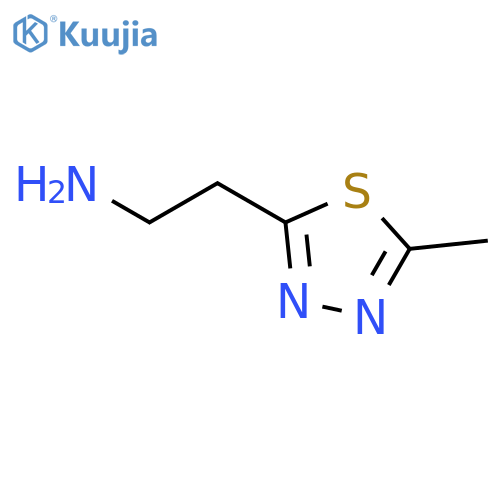 2-(5-methyl-1,3,4-thiadiazol-2-yl)ethan-1-amine structure