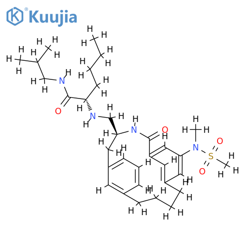2-(4S)-17-Methyl(methylsulfonyl)amino-2-oxo-3-azatricyclo-13.3.1.16,10-hexanamide structure