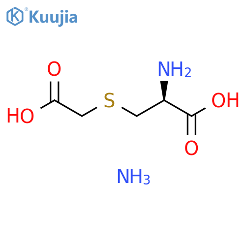 D-Cysteine, S-(carboxymethyl)-, monoammonium salt (9CI) structure