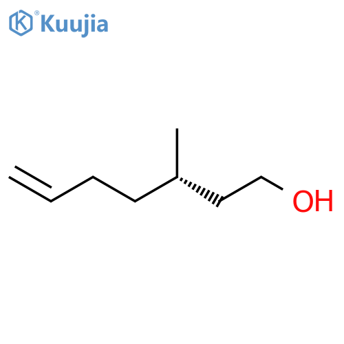 6-HEPTEN-1-OL, 3-METHYL-, (S)- structure
