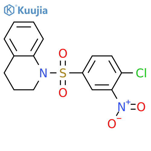 1-(4-Chloro-3-nitrobenzenesulfonyl)-1,2,3,4-tetrahydroquinoline structure