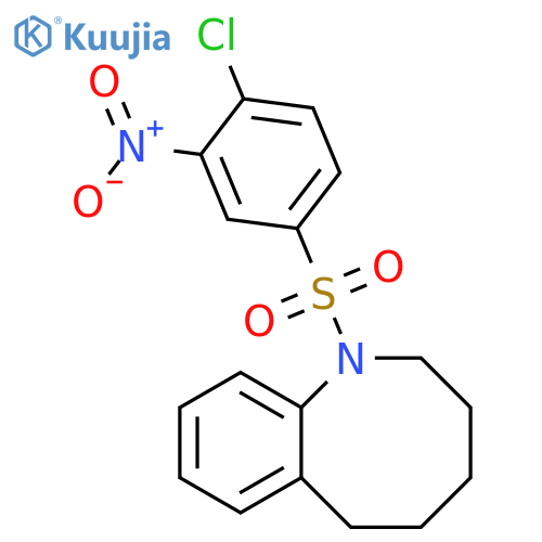 1-Benzazocine,1-[(4-chloro-3-nitrophenyl)sulfonyl]-1,2,3,4,5,6-hexahydro- structure