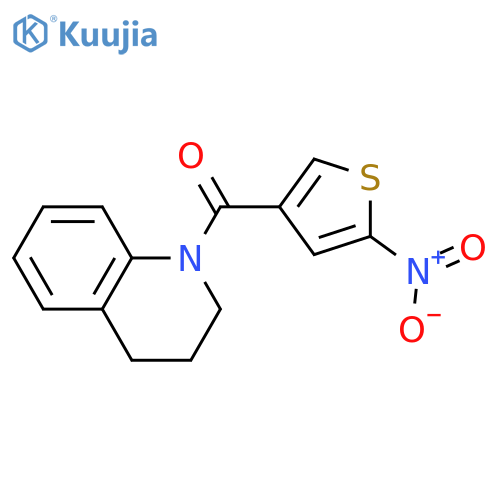 QUINOLINE, 1,2,3,4-TETRAHYDRO-1-[(5-NITRO-3-THIENYL)CARBONYL]- structure