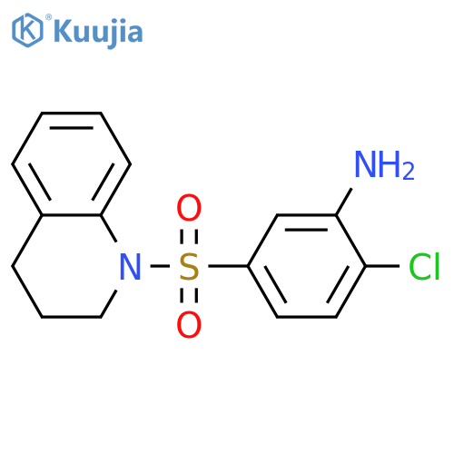 1-(3-Amino-4-chlorobenzenesulfonyl)-1,2,3,4-tetrahydroquinoline structure