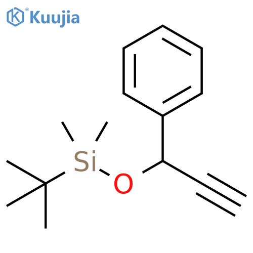 Silane, (1,1-dimethylethyl)dimethyl[(1-phenyl-2-propynyl)oxy]- structure