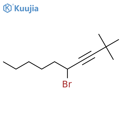3-Decyne, 5-bromo-2,2-dimethyl- structure