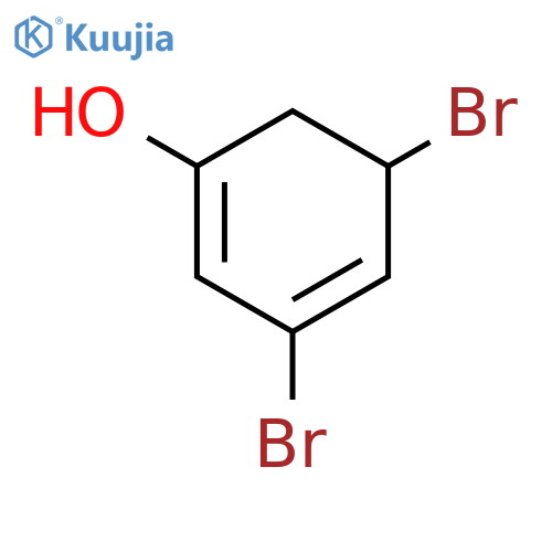 3,5-dibromocyclohexa-1,3-dien-1-ol structure