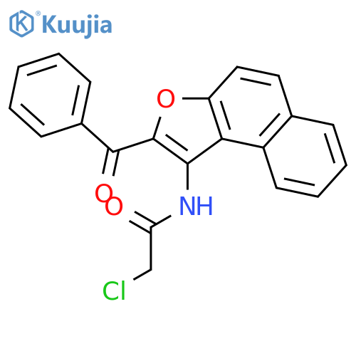 ACETAMIDE, N-(2-BENZOYLNAPHTHO[2,1-B]FURAN-1-YL)-2-CHLORO- structure