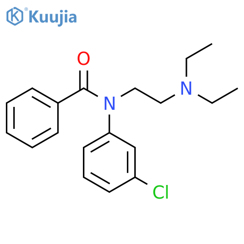 Benzamide, N-(3-chlorophenyl)-N-[2-(diethylamino)ethyl]- structure