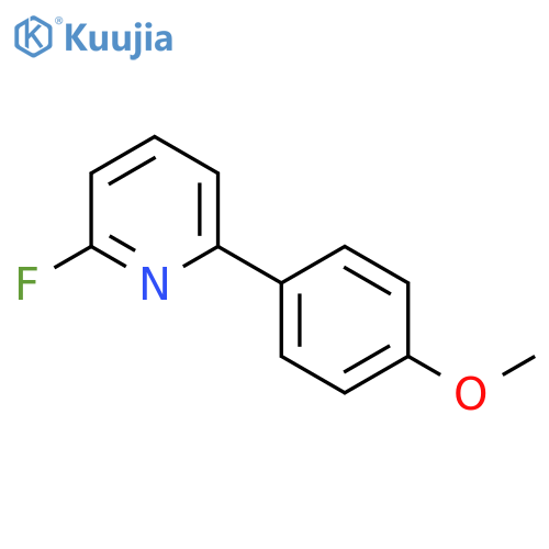 2-Fluoro-6-(4-methoxyphenyl)pyridine structure