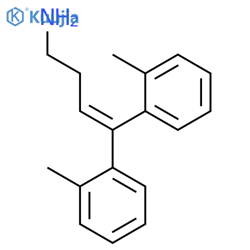 3-Buten-1-amine, 4,4-bis(2-methylphenyl)- structure