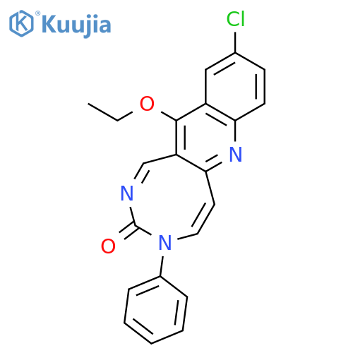 [1,3]Diazocino[6,5-b]quinolin-3(4H)-one, 10-chloro-12-ethoxy-4-phenyl- structure