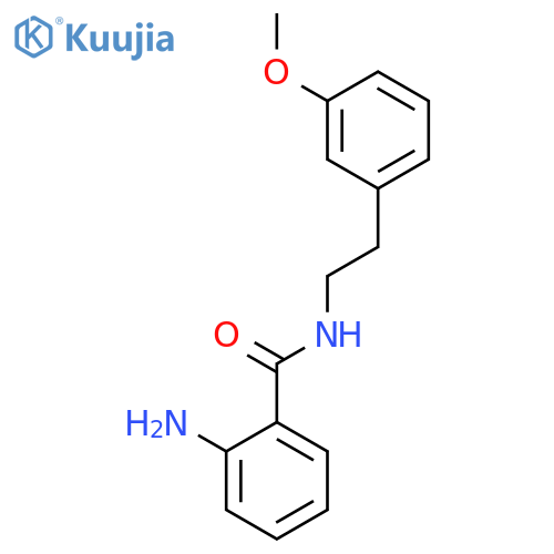 Benzamide, 2-amino-N-[2-(3-methoxyphenyl)ethyl]- structure