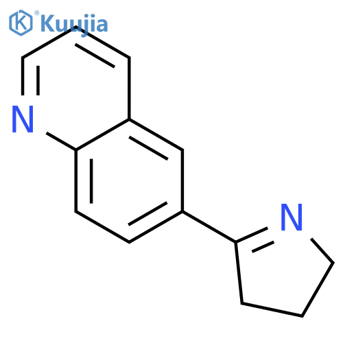 Quinoline,6-(3,4-dihydro-2H-pyrrol-5-yl)- structure