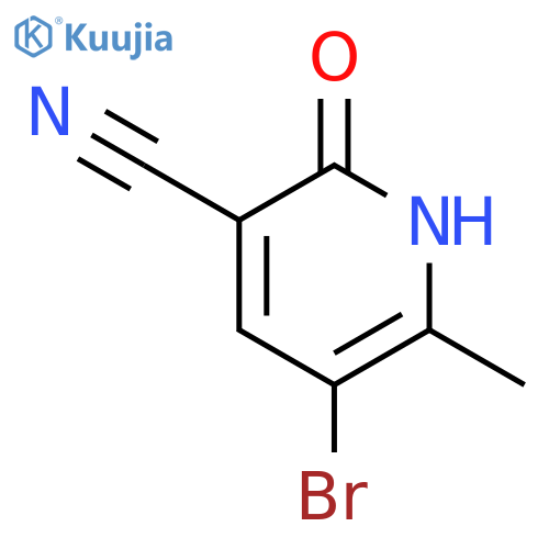 5-Bromo-2-hydroxy-6-methylpyridine-3-carbonitrile structure