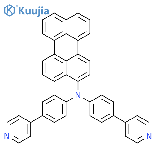 3-Perylenamine, N,N-bis[4-(4-pyridinyl)phenyl]- structure