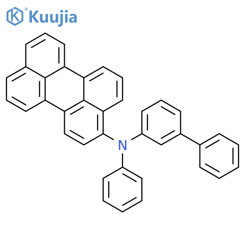 3-Perylenamine, N-[1,1'-biphenyl]-3-yl-N-phenyl- structure