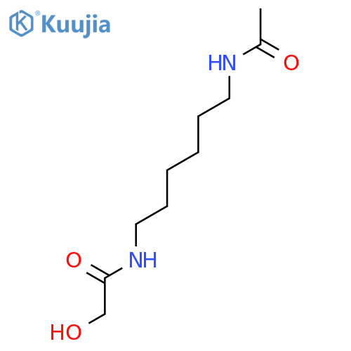 ACETAMIDE, N-[6-(ACETYLAMINO)HEXYL]-2-HYDROXY- structure