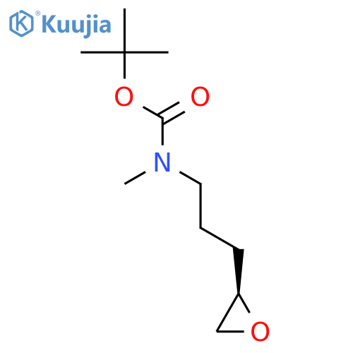 Carbamic acid, methyl[3-(2R)-oxiranylpropyl]-, 1,1-dimethylethyl ester structure