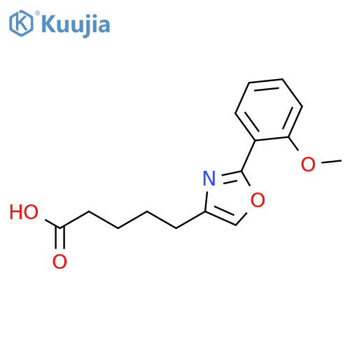 4-OXAZOLEPENTANOIC ACID, 2-(2-METHOXYPHENYL)- structure