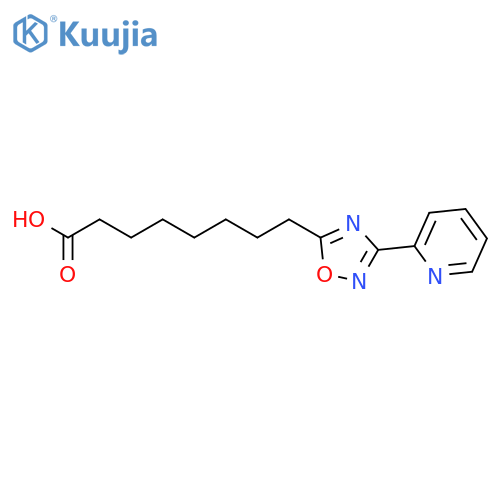 1,2,4-OXADIAZOLE-5-OCTANOIC ACID, 3-(2-PYRIDINYL)- structure