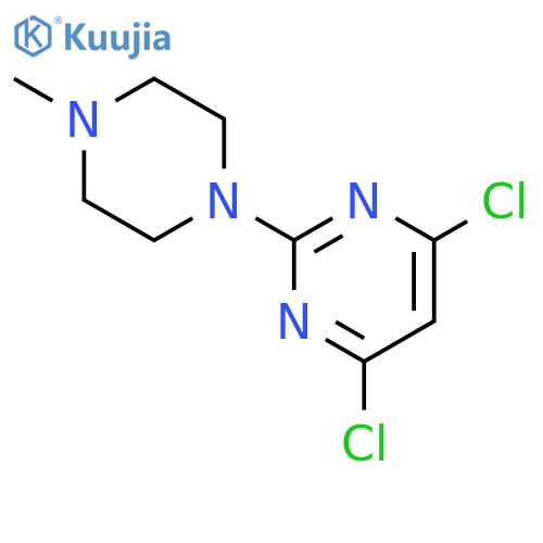 4,6-dichloro-2-(4-methyl-1-piperazinyl)-Pyrimidine structure