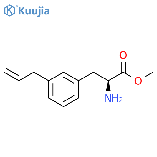 methyl (2S)-2-amino-3-3-(prop-2-en-1-yl)phenylpropanoate structure