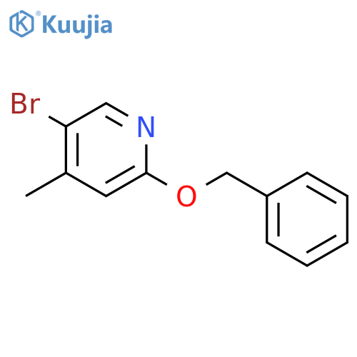 2-(Benzyloxy)-5-bromo-4-picoline structure