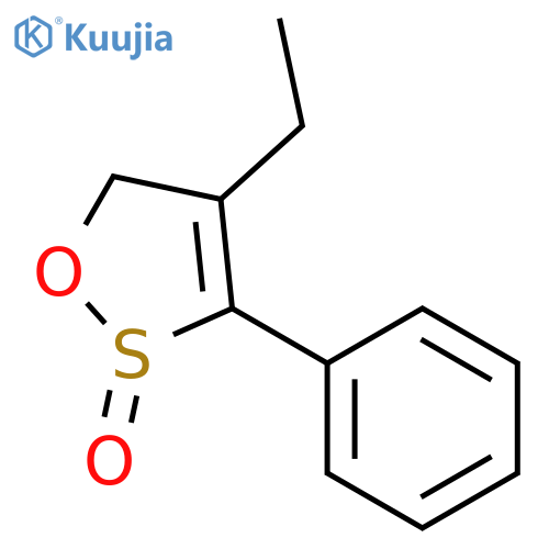5H-1,2-OXATHIOLE, 4-ETHYL-3-PHENYL-, 2-OXIDE structure