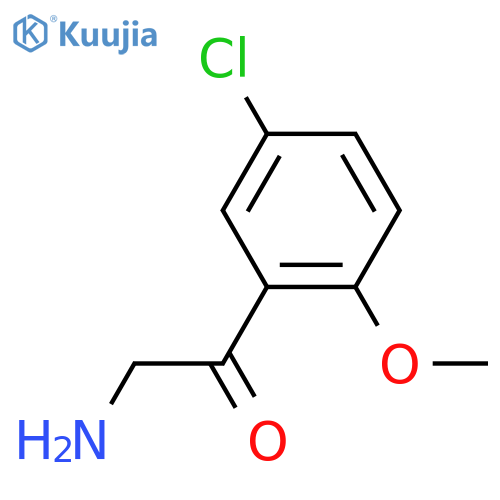 2-Amino-1-(5-chloro-2-methoxyphenyl)ethan-1-one structure