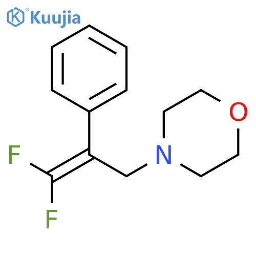 MORPHOLINE, 4-(3,3-DIFLUORO-2-PHENYL-2-PROPENYL)- structure