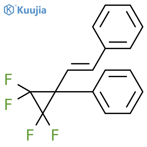 BENZENE, [(1E)-2-(2,2,3,3-TETRAFLUORO-1-PHENYLCYCLOPROPYL)ETHENYL]- structure