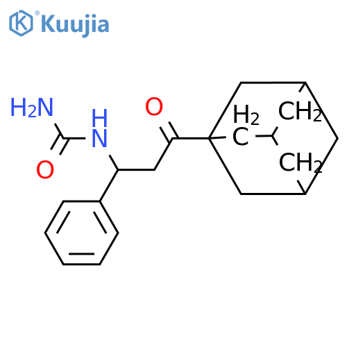 Urea, (3-oxo-1-phenyl-3-tricyclo[3.3.1.13,7]dec-1-ylpropyl)- structure