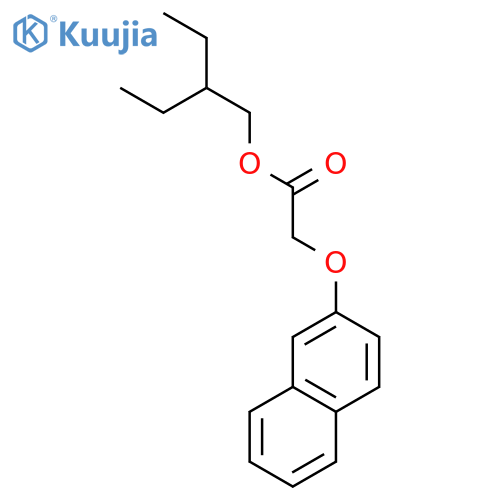 ACETIC ACID, (2-NAPHTHALENYLOXY)-, 2-ETHYLBUTYL ESTER structure
