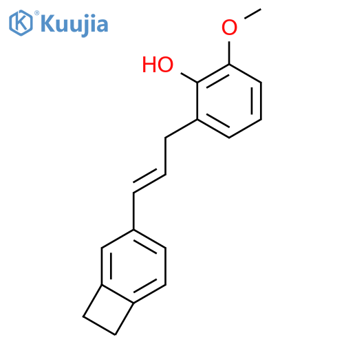 PHENOL, 2-(3-BICYCLO[4.2.0]OCTA-1,3,5-TRIEN-3-YL-2-PROPENYL)-6-METHOXY- structure